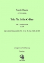 Haydn, Joseph - Trio Nr. 16 in C-Dur  für 3 Blockflöten (AAB)